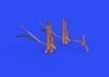 Eduard 648540 B-17G undercarriage legs BRONZE 1/48 HK MODELS